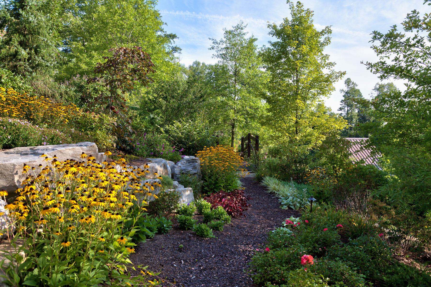 Estate home landscaping, Asheville