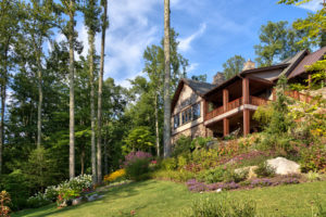 Landscaping a mountain slope