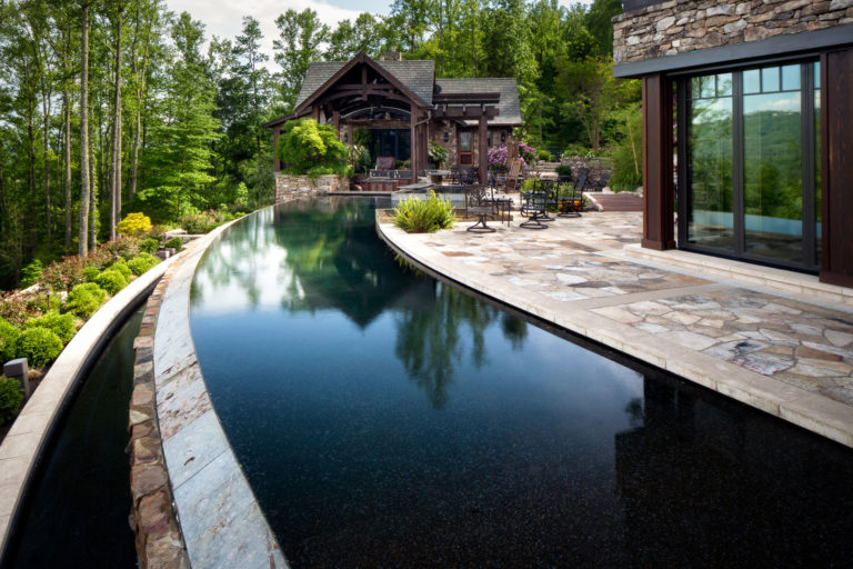 Mountainside infinity edge pool ACM Design Architecture & Interiors