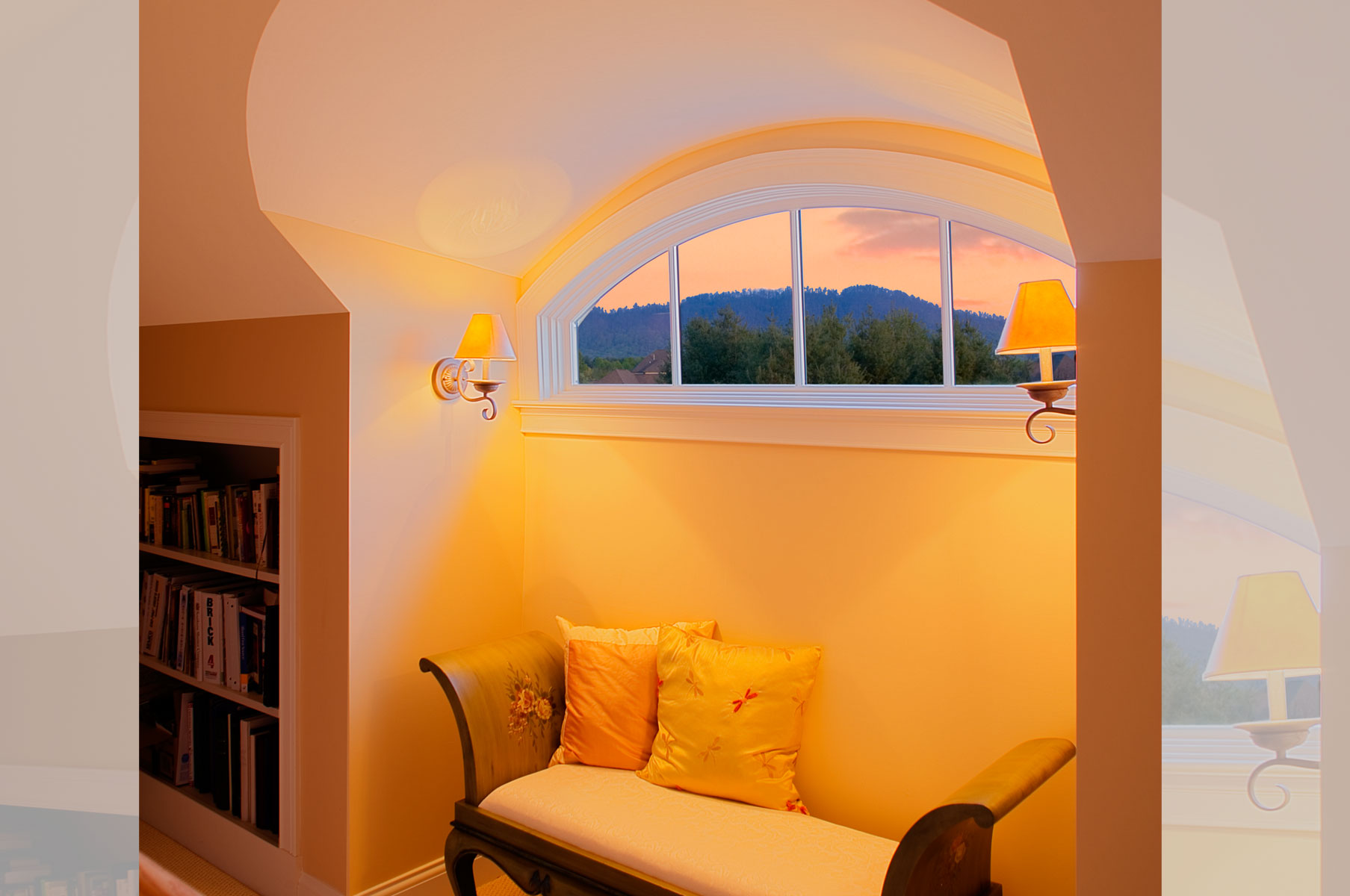 Eyebrow Dormer Window at the English Cottage in Arden, NC