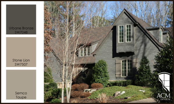 Exterior Paint Color Palette - Urbane Bronze