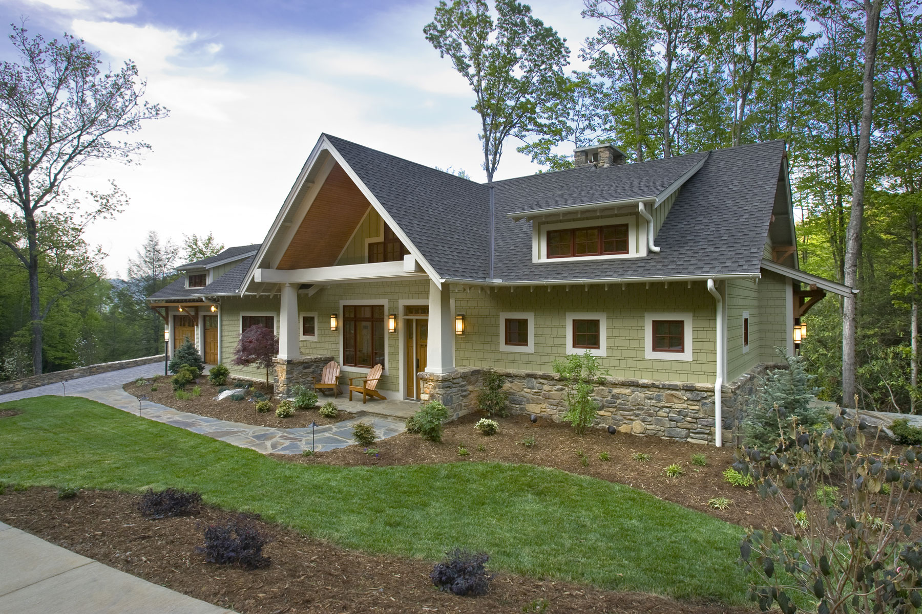 Green Built Sustainable Craftsman ACM Design Architecture