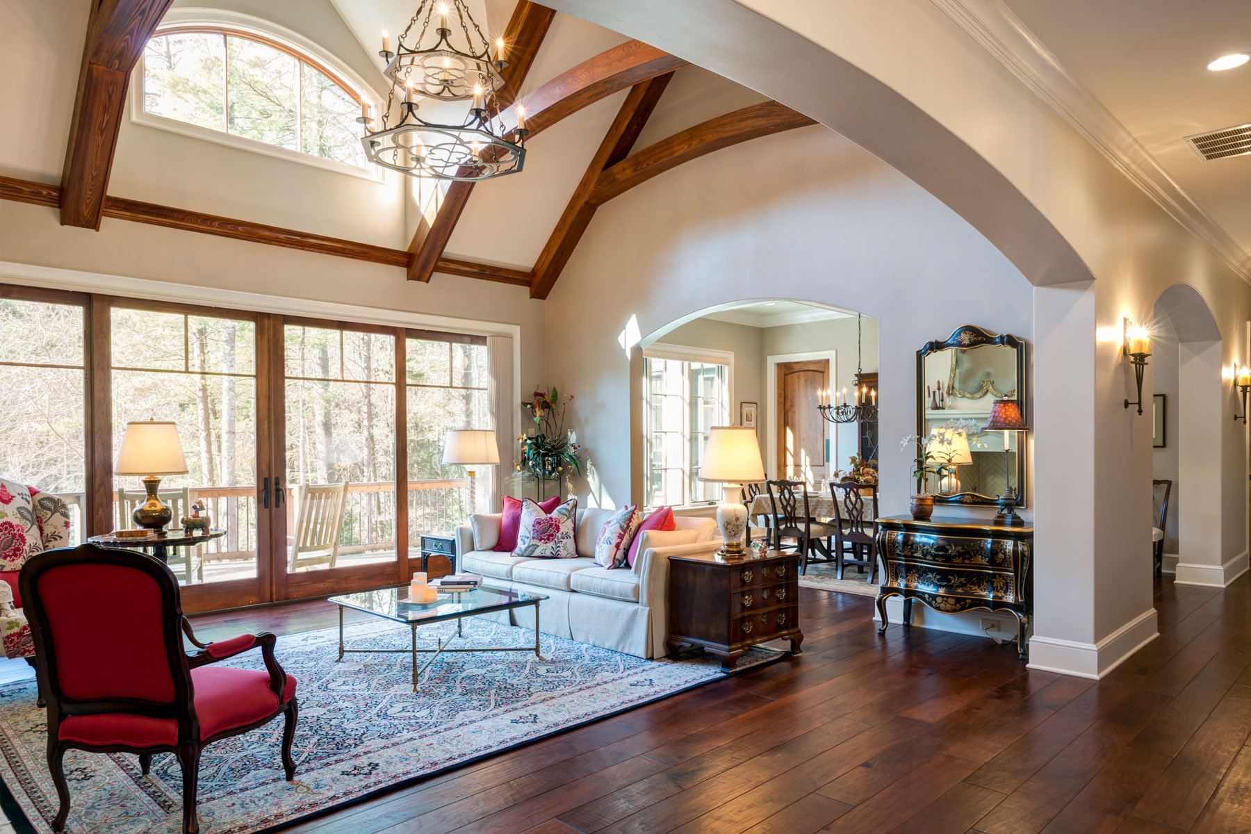 Living Room Formal Living Room With Vaulted Ceiling With