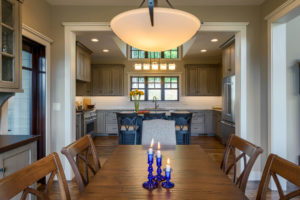 Dining room open to kitchen