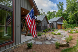 Architect-designed, new construction in Western North Carolina: Mountain home meets modern chic with craftsman heritage