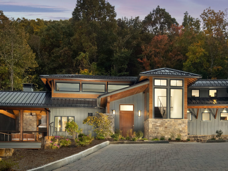 Modern Mountain Craftsman design by architect Amy Conner-Murphy of ACM Designs