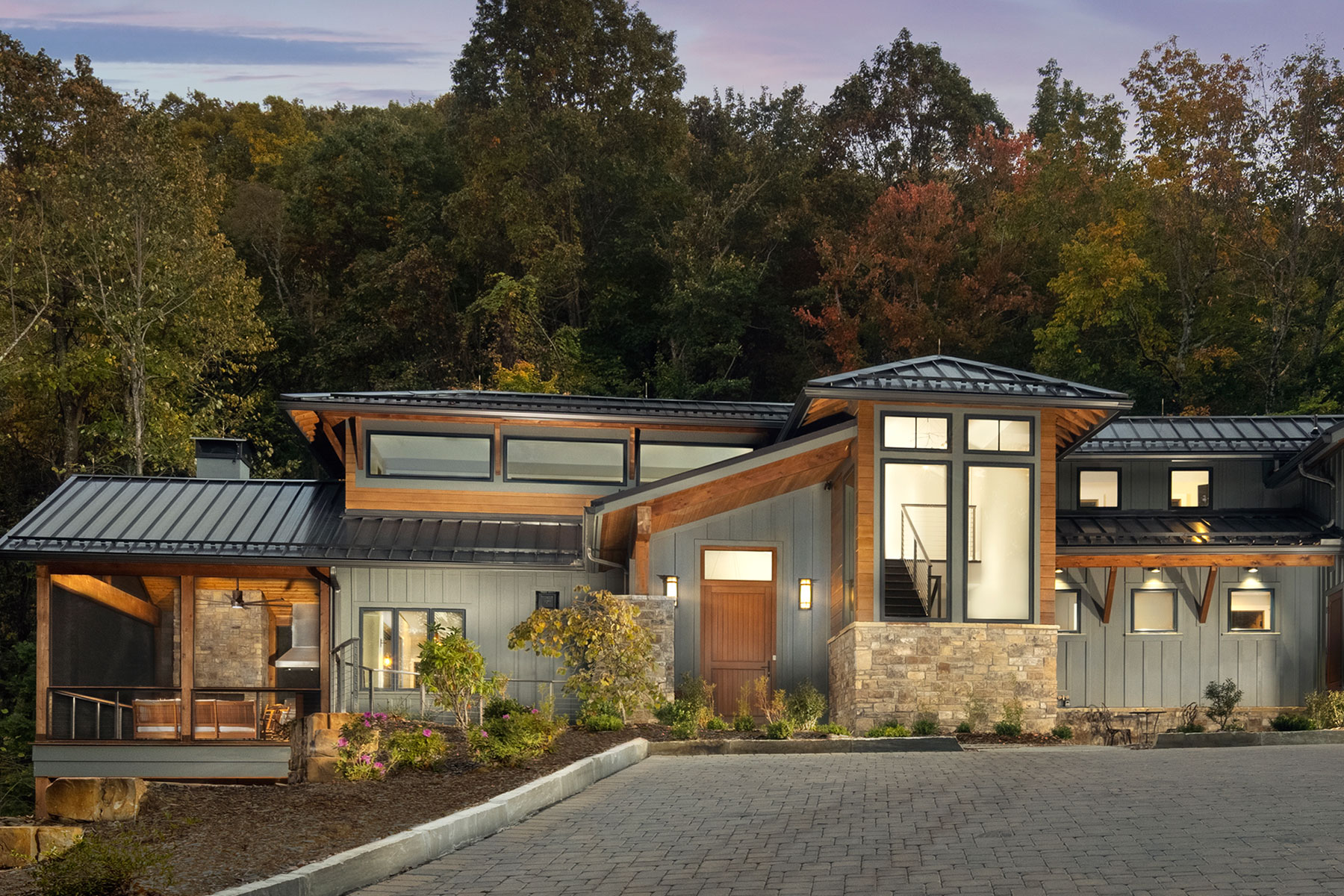 Modern Mountain Craftsman design by architect Amy Conner-Murphy of ACM Designs