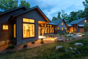 New construction mountain home--modern craftsman with industrial touches, designed by ACM Design Architecture and Interiors