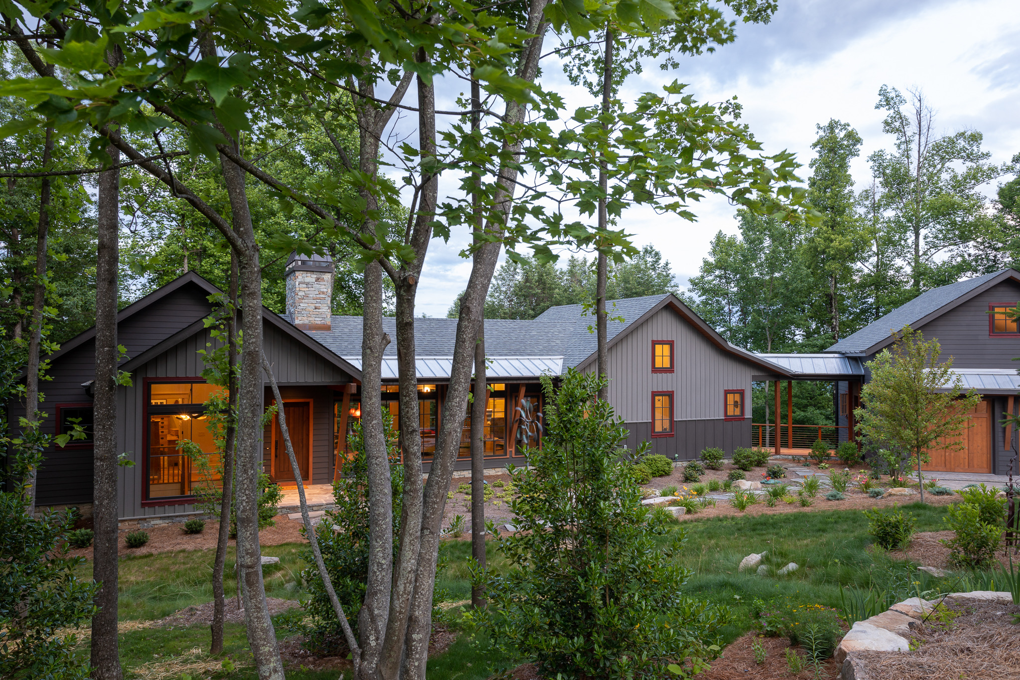 Modern Craftsman with Industrial touches and Craftsman flair in the woods of Western North Carolina