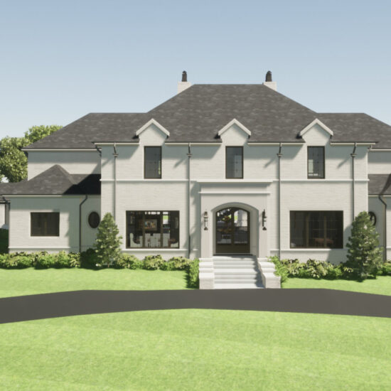 New home in The Ramble designed by architecture firm, ACM Design. American Manor style