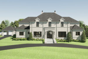 New home in The Ramble designed by architecture firm, ACM Design. American Manor style