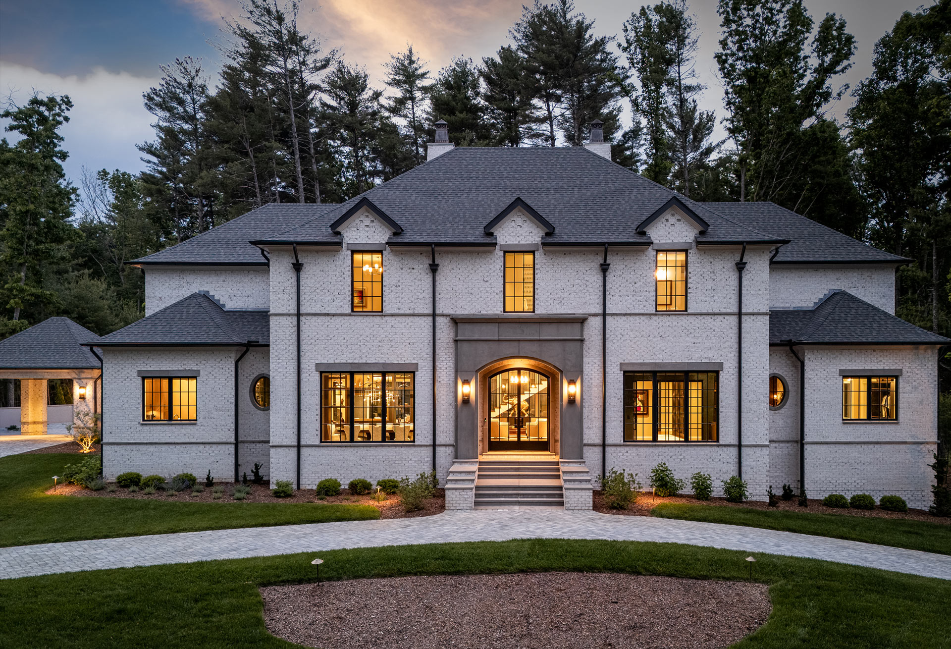 Asheville architecture firm, ACM Design creates European-inspired Manor home for clients in The Ramble