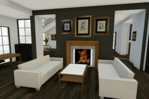 Keeping Room with fireplace