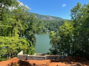 New foundation complete on new Lake Lure replacement home