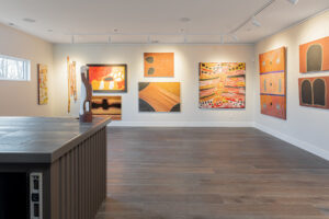 Private gallery space created in collector/curators home. Custom designed spaces for all client's needs.