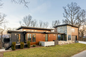 Thoroughly modern renovation of once small plain mountain home to create stylish and contemporary modern luxury home.