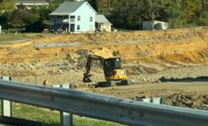 Nolichucky River devastation in Erwin, TN after Hurricane Helene 2024