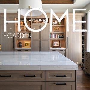 Gallery House kitchen designed by ACM Design appears in the Carolina Home + Garden, Summer 2026 issue